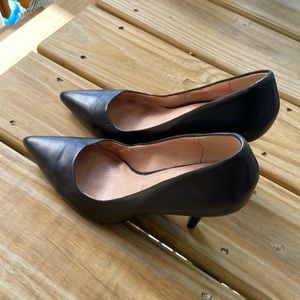 Leather collection by Next black heels size 9